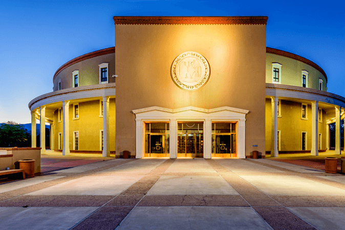 State capitol building in New Mexico