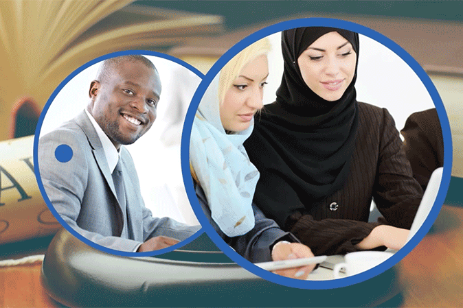 Screenshot of the opening of the Law Preview Course Demo video