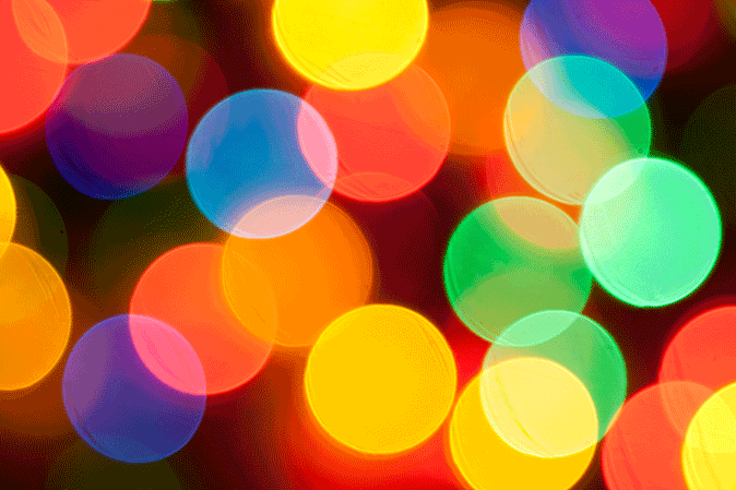 Various colored circles that overlap each other