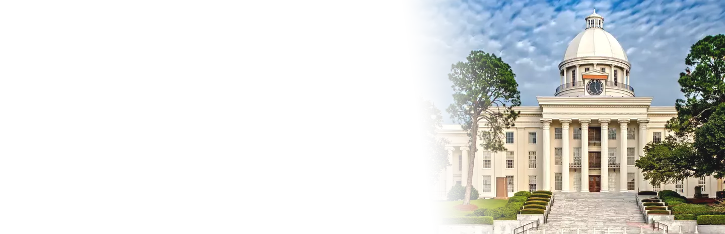 State capitol building in Montgomery, Alabama