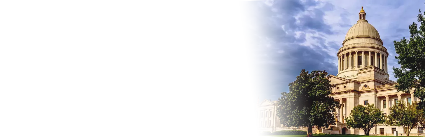 State capitol building in Arkansas