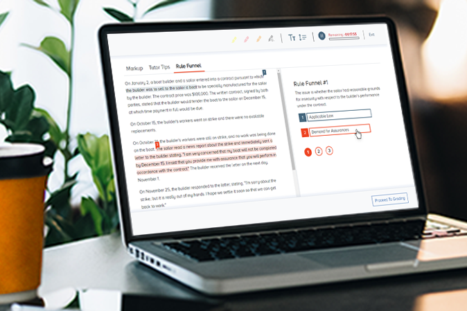 Laptop sitting on a table showing an example of the Writing Guide