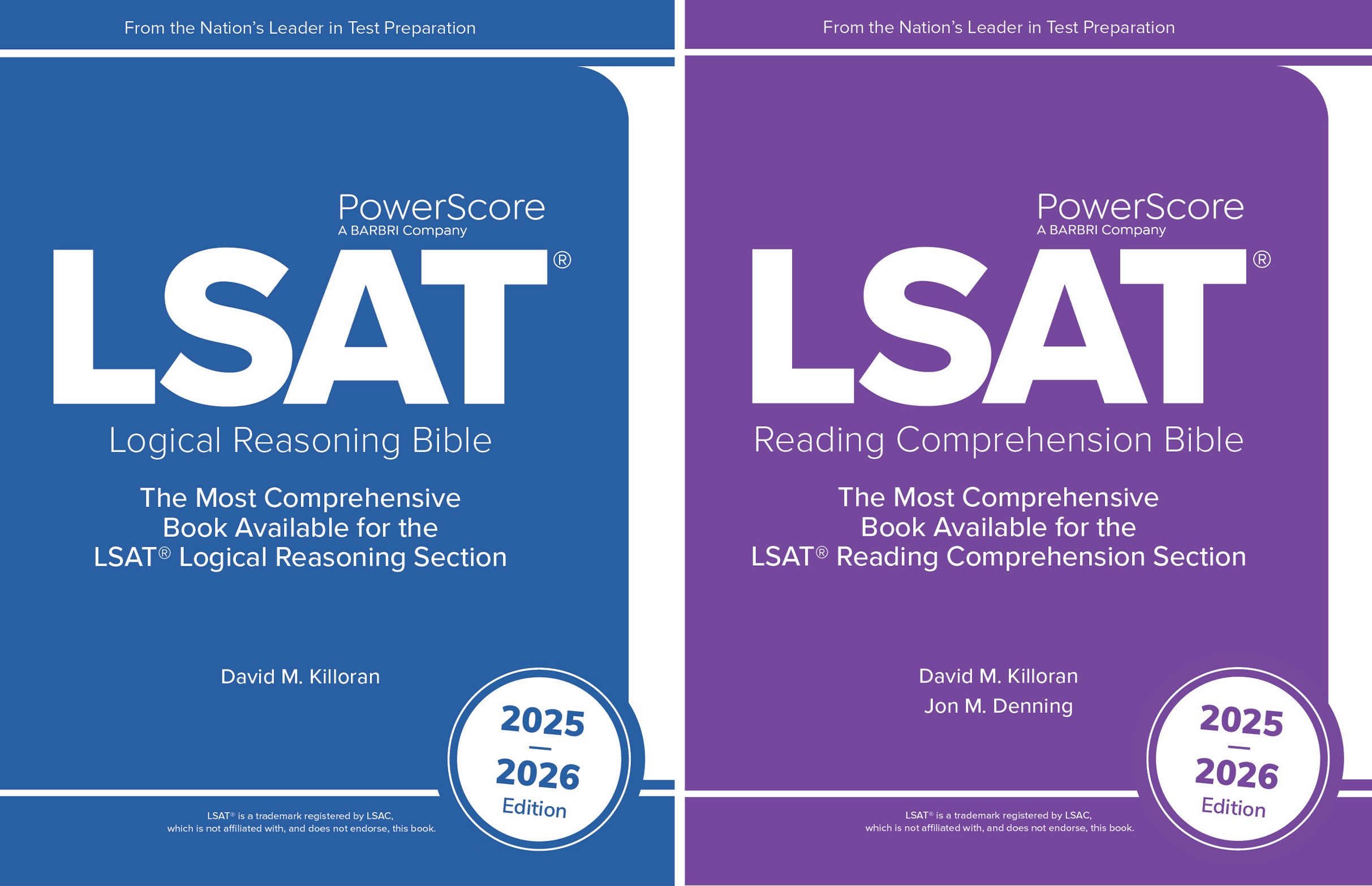 The PowerScore 2025-2026 LSAT Bible Duology