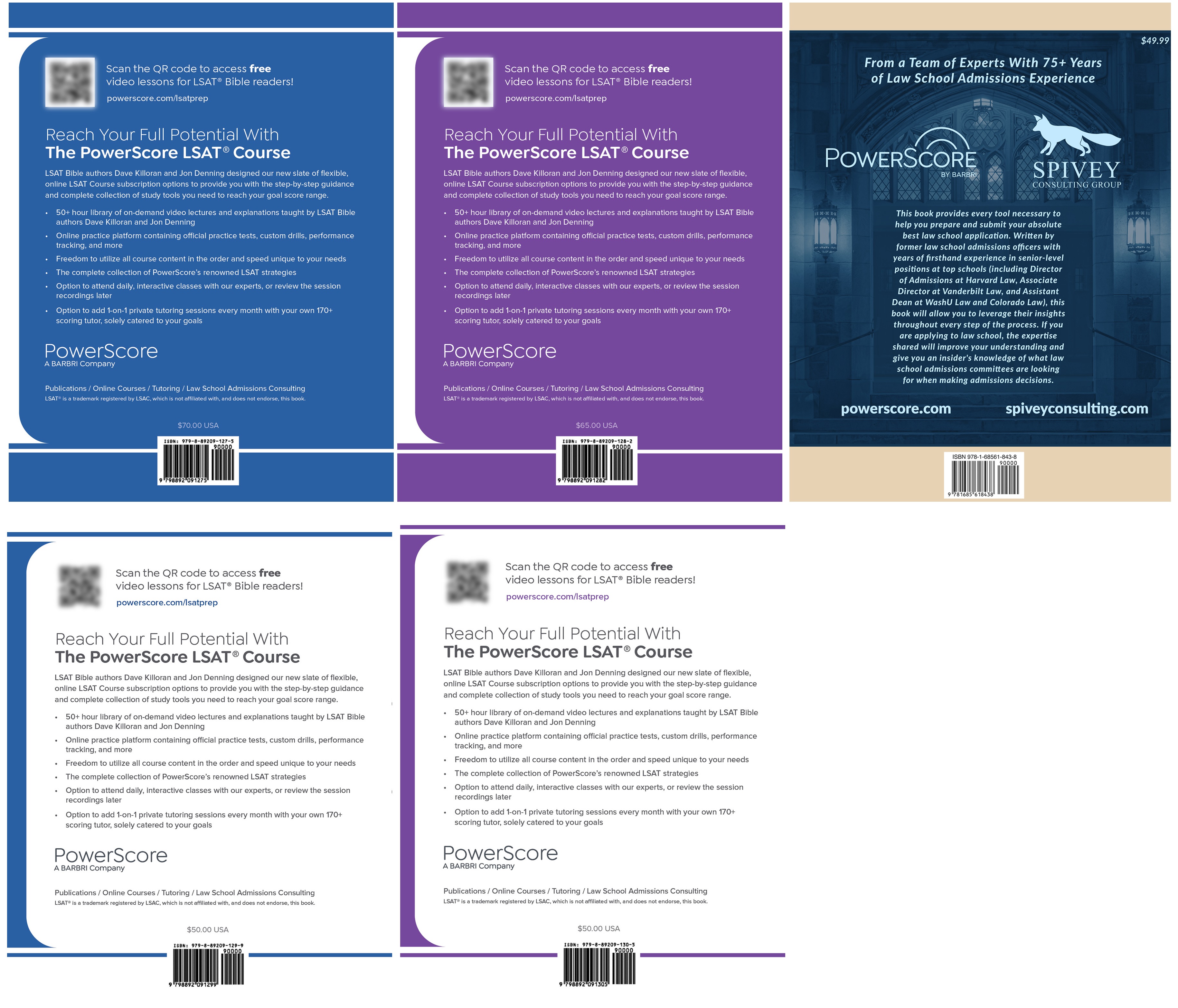 The PowerScore 2025-2026 LSAT Trilogy Practice Pack