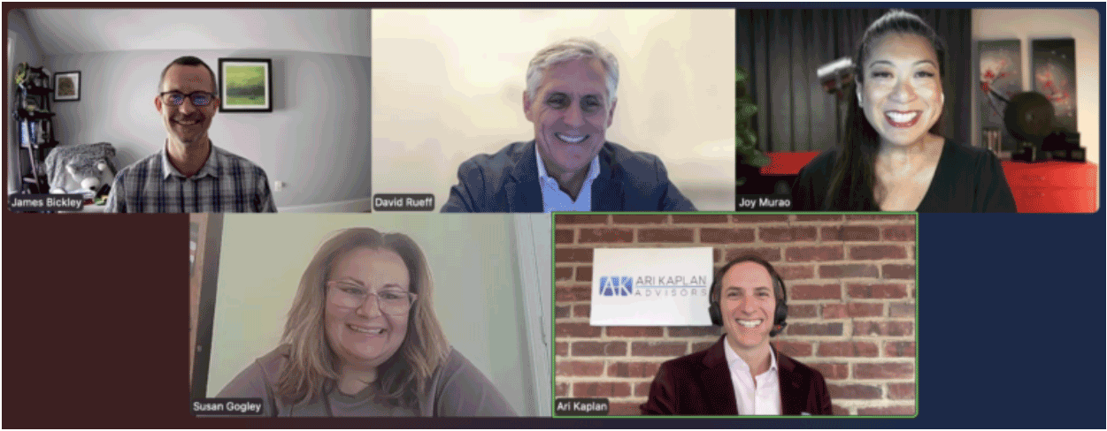 Ari Kaplan Advisory Board webinar screenshot
